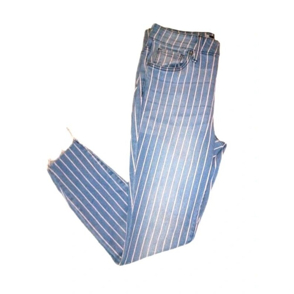 ✨ON SALE KUT from the Kloth Connie High Rise Ankle Skinny Striped Jeans 6